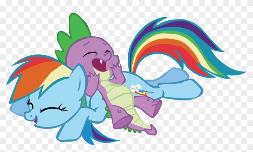 My Little Pony Friendship Is Magic Princess Rainbow - Spike #962364