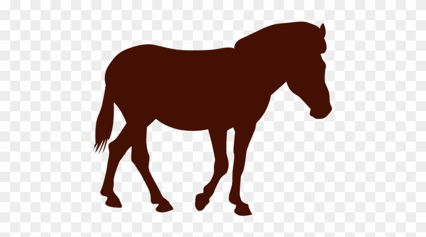 Horse Standing Farm Silhouette Transparent Png - Silueta Caballo Png #962384