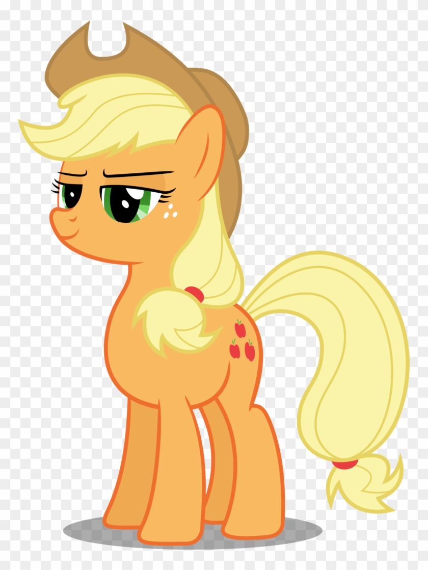 The Utterly Confident Applejack By Itv-canterlot - Applejack Svg #962433