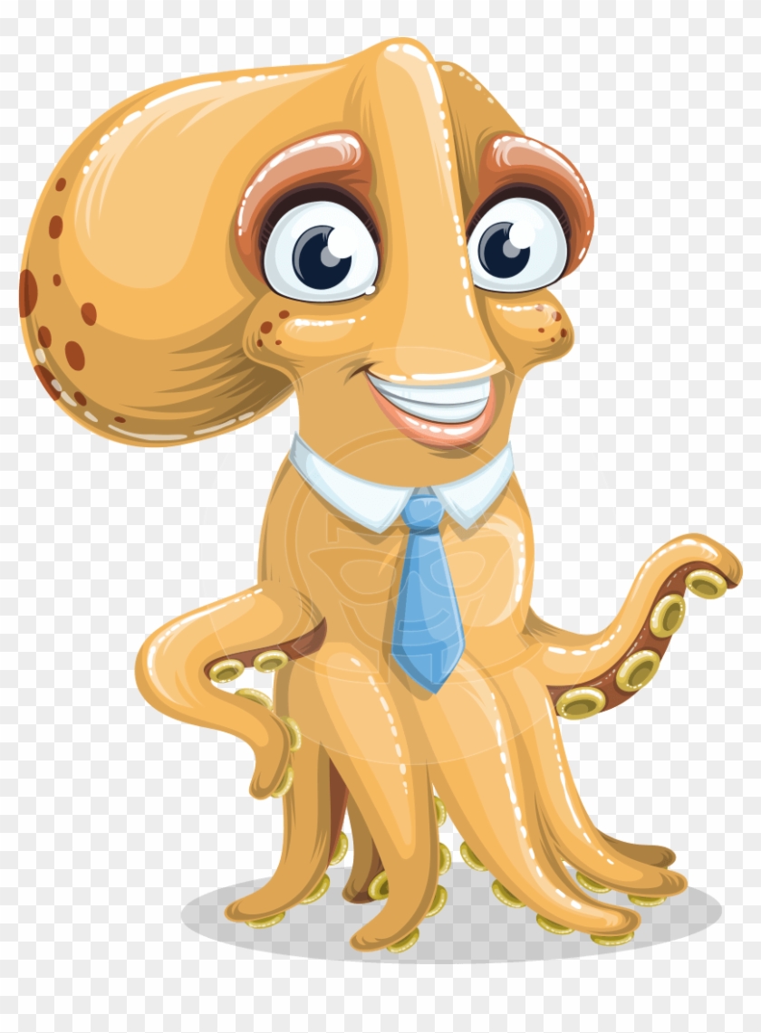 Temper The Business Octopus - Cartoon #962448