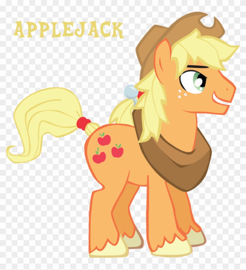 Applejack As A Colt - My Little Pony Applejack Boy #962487
