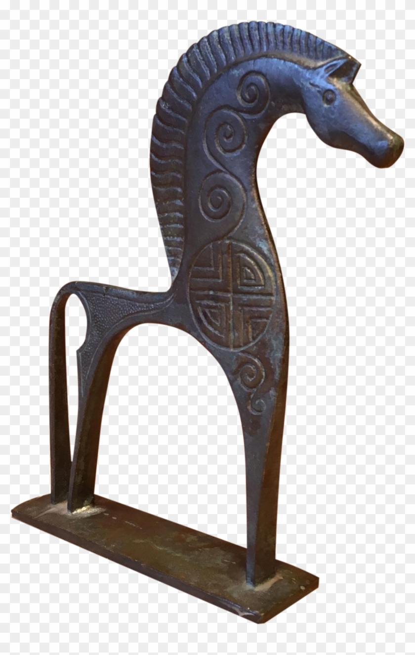 M#century Modern Bronze Frederick Weinberg Etruscan - Trojan Horse #962637