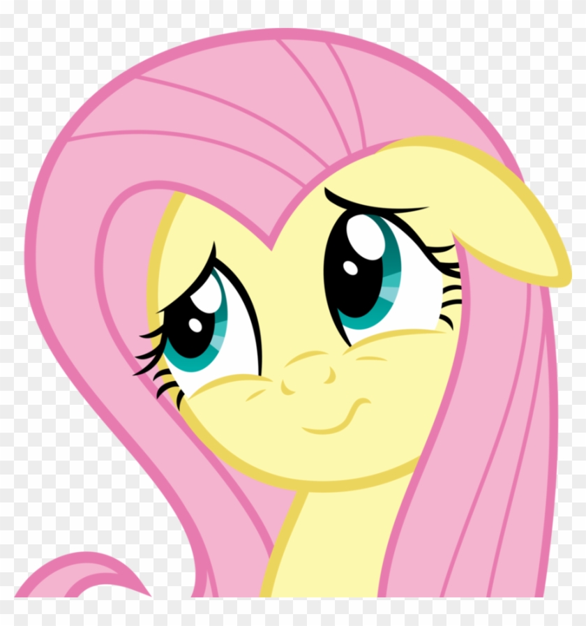 Fluttershy's Adorable Confused Face By Dmkruiz - My Little Pony Fluttershy Face #962667