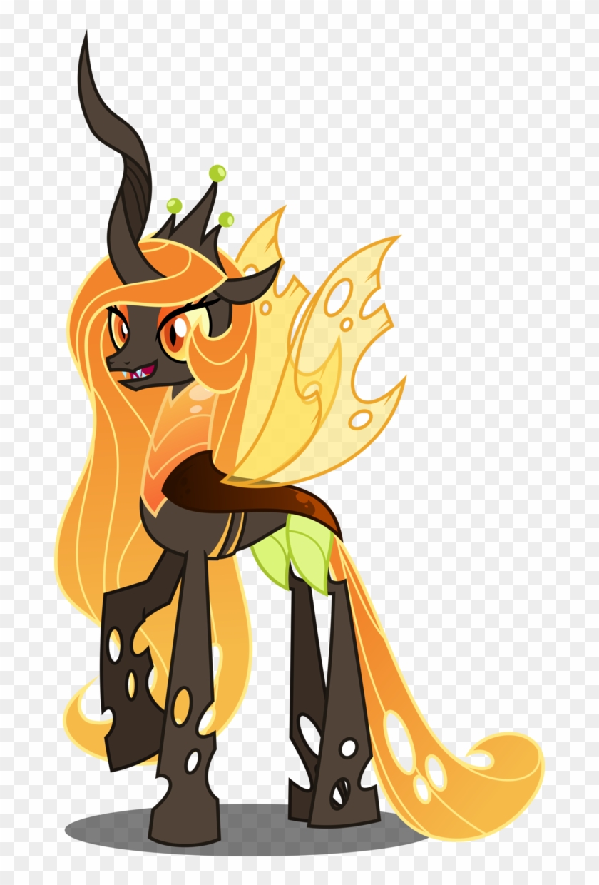 At Least, I Think It's Celestia Does It Look Like Her - Mlp Changeling Queen #962691