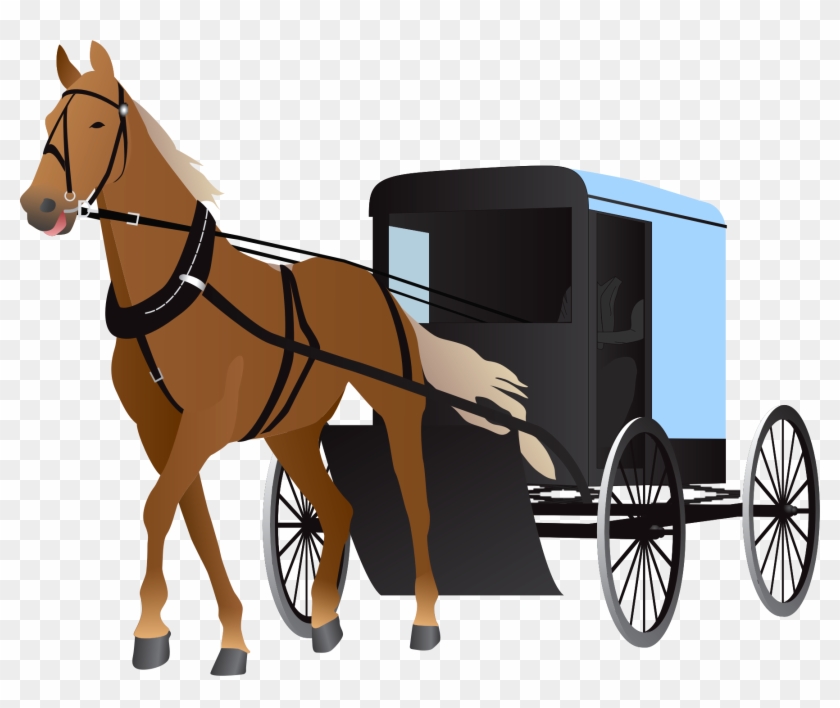 Download Image As A Png - Horse And Carriage Clipart #962704