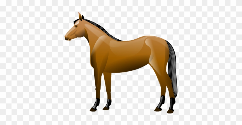 Running Horse Side View - Horse Icon Png #962772