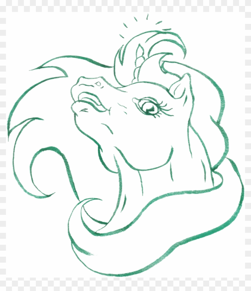 Free Unicorns Head Drawings - Unicorn #962957