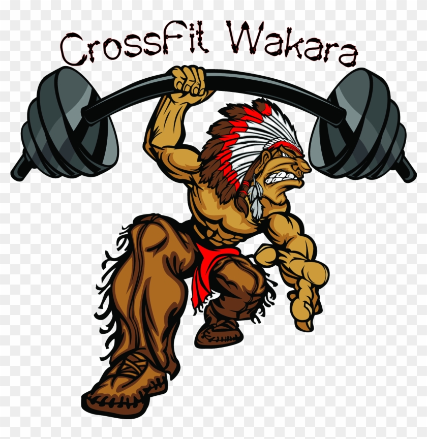 Crossfit Wakara - Vinyl Stickers Decals Indian Warrior Garage Home Window #962987