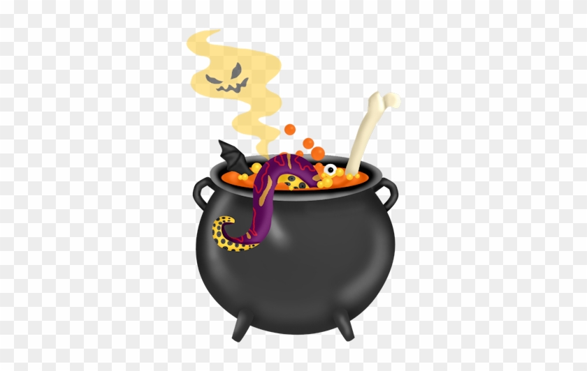 Halloween Cauldrons Clipart - Halloween Cauldron Clipart #963004