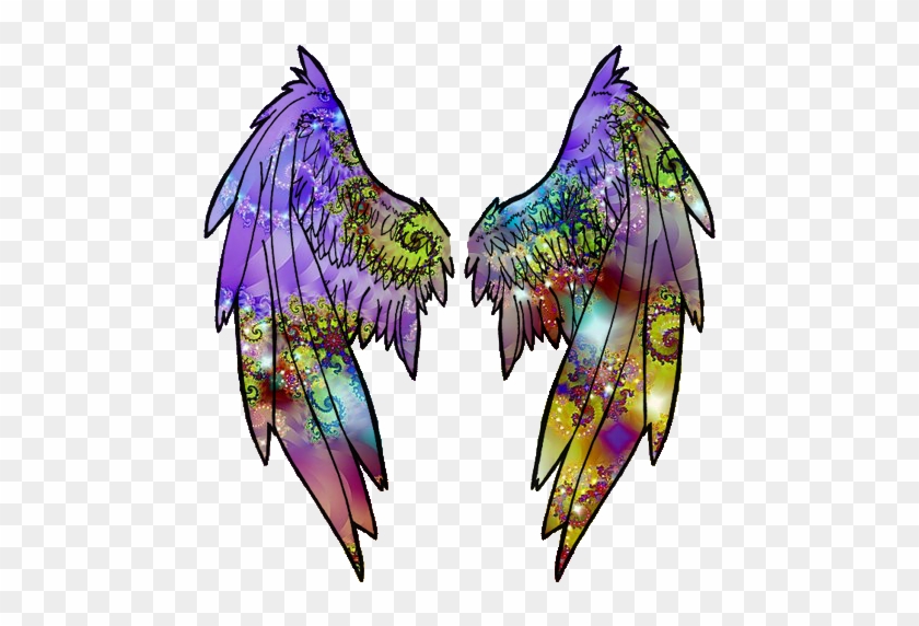 Angel Wings By Devious-archangel - Colorful Angel Wing Png #963024