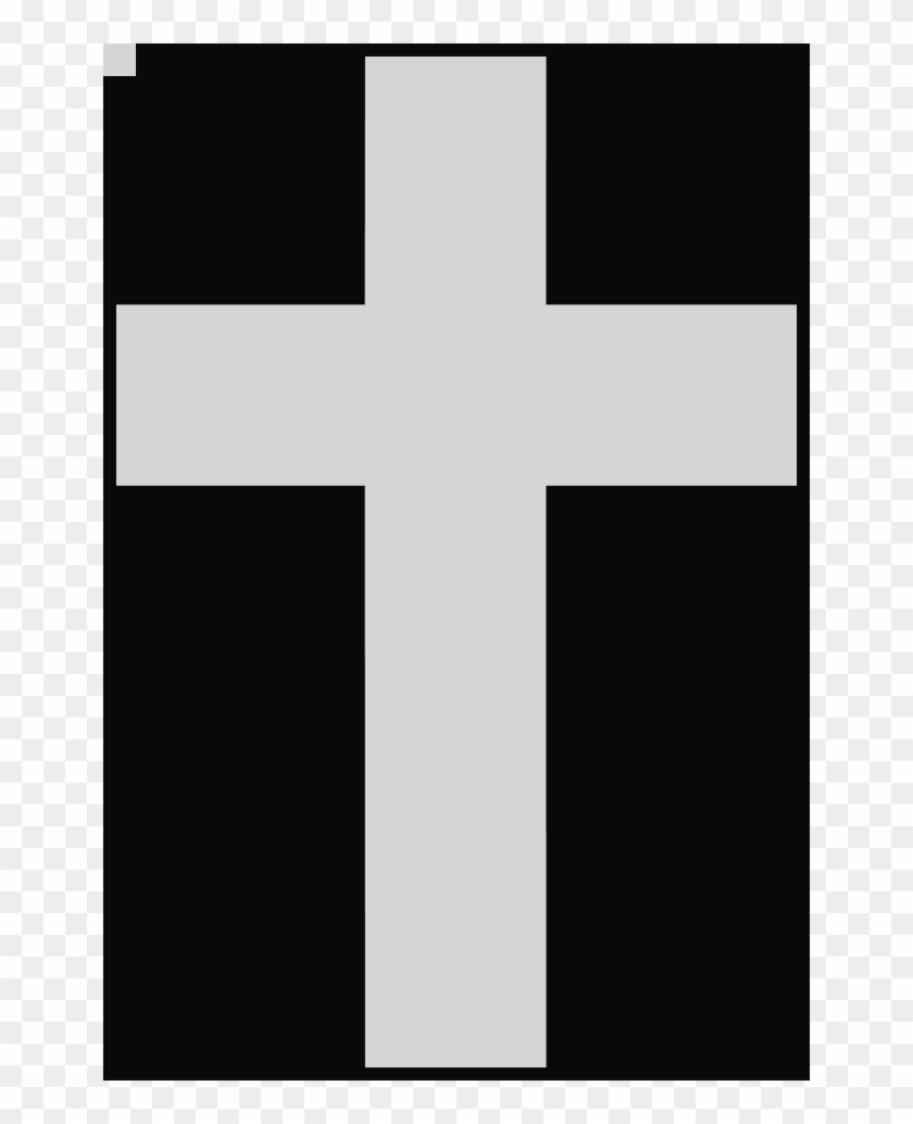 Cross White On Black #963029