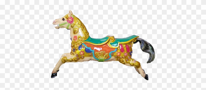 2 Seater Carousel Horse Manufactured In England By - Amusement Park Horse #963117