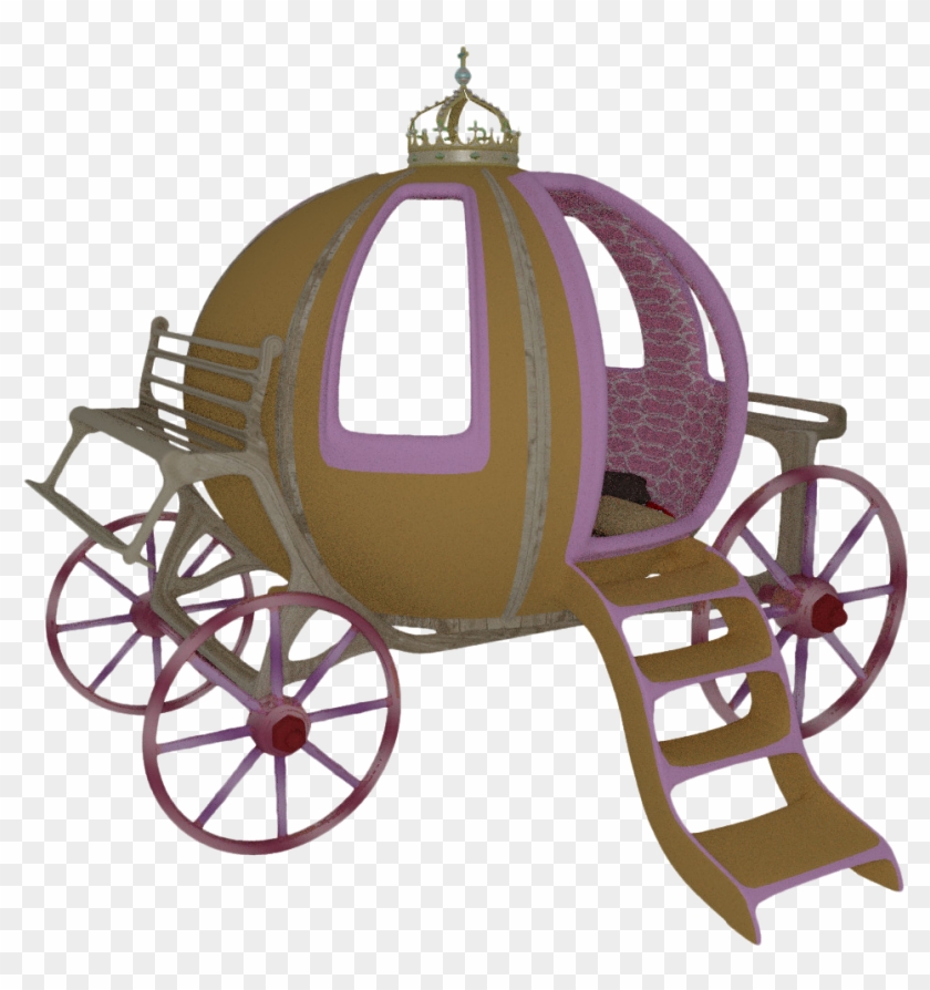 Cinderella Carriage 3d Modeling 3d Computer Graphics - Horse-drawn Vehicle #963206
