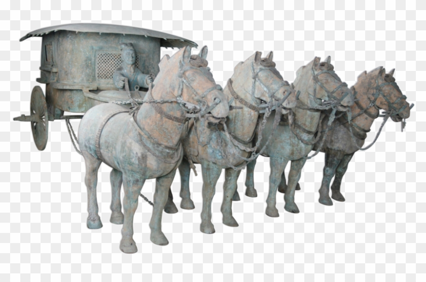 Terracotta Army Horse Qin Bronze Chariot - Qin Bronze Chariot #963210