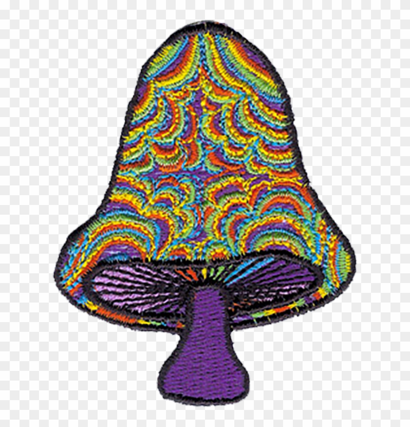 Shroom - Mushroom Fractal Purple Stem Patch P-0319 #963249