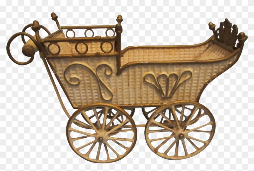 Antique German Marklin Doll Carriage - Chaise #963276