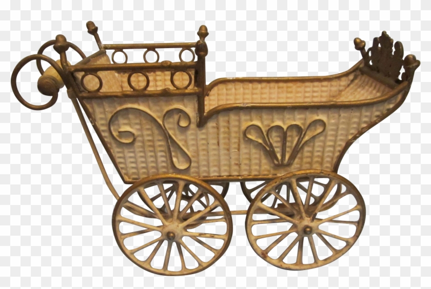 Antique German Marklin Doll Carriage - Chaise #963276
