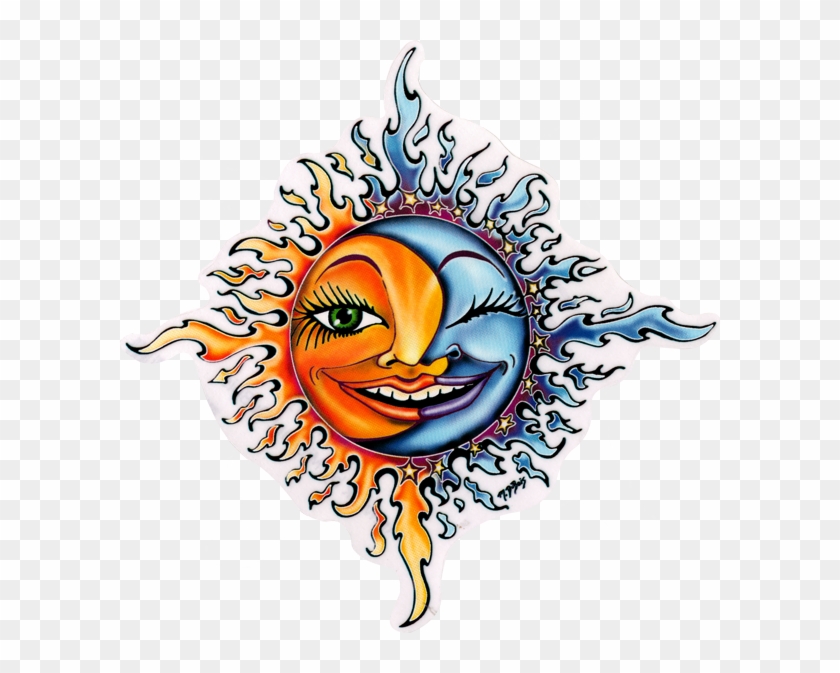 Sun And Moon Tattoos Free Transparent Png Clipart Images Download
