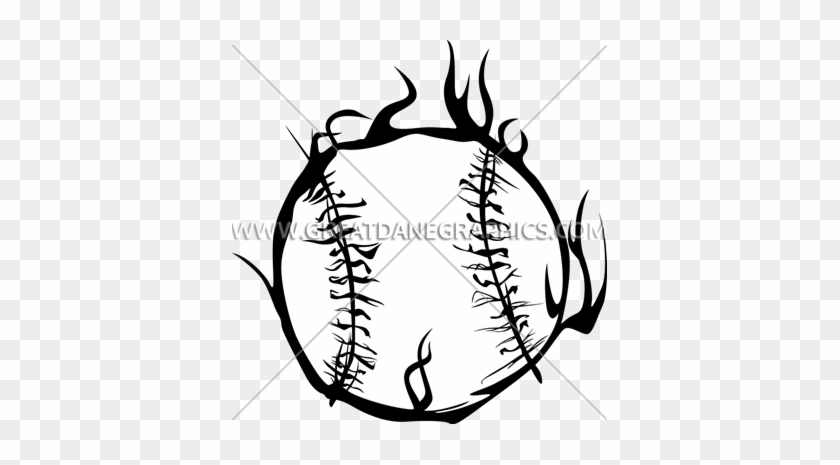 Baseball Smoke Glow - Illustration #963332