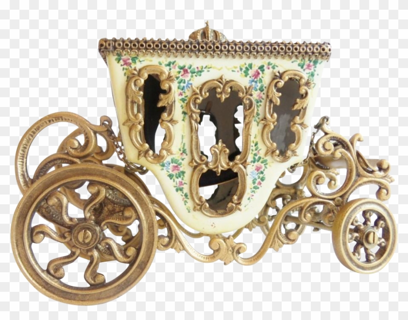 Layaway Austrian Enamel Bronze Miniature Carriage Outstanding - Carriage #963412