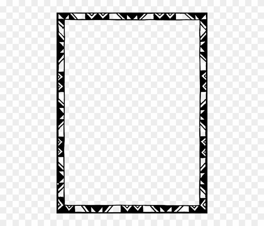 Simple Frames Design Black - Black And White Frames Border Design #963423