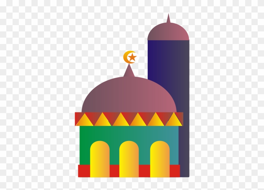 Mosque Islam Clip Art - Masjid Clipart #963519