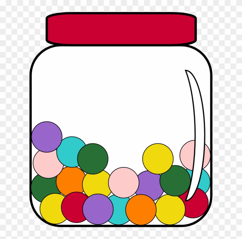 skittles sweet jar clipart