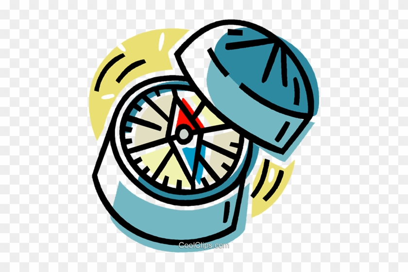 Compass Royalty Free Vector Clip Art Illustration - Compass Royalty Free Vector Clip Art Illustration #963539