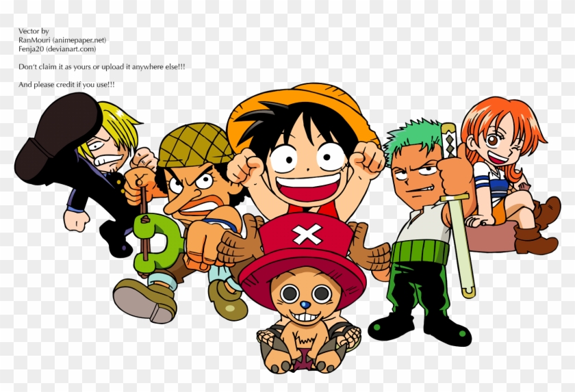 Luffy One Piece Cartoon Chibi Wallpaper - One Piece Chibi - Free  Transparent PNG Clipart Images Download
