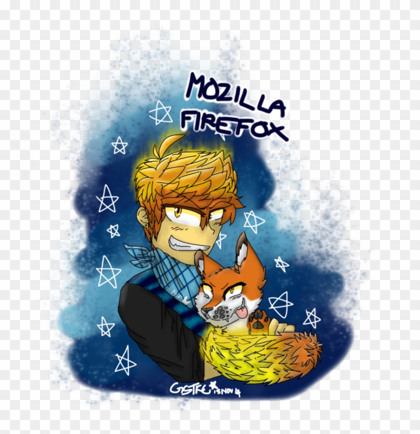 Mozilla Firefox Human Ver - Cartoon #963639