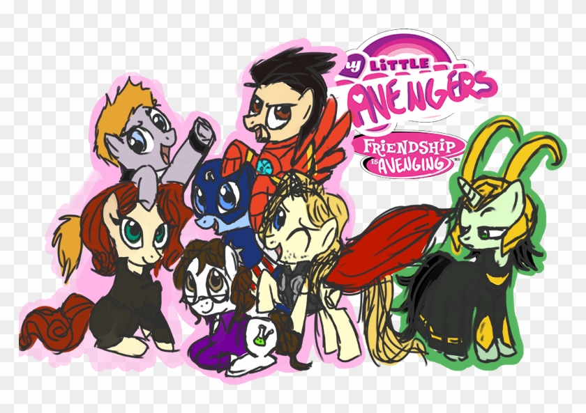 Ey Friendship Anenging Pony Loki Hulk Nick Fury Pink - My Little Pony: Friendship Is Magic Fandom #963686