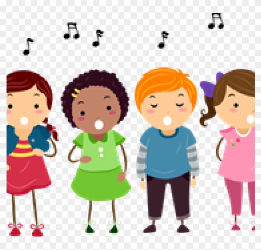 Courageous Kids Lead The Worship Service - Kids Singing Clipart #963700