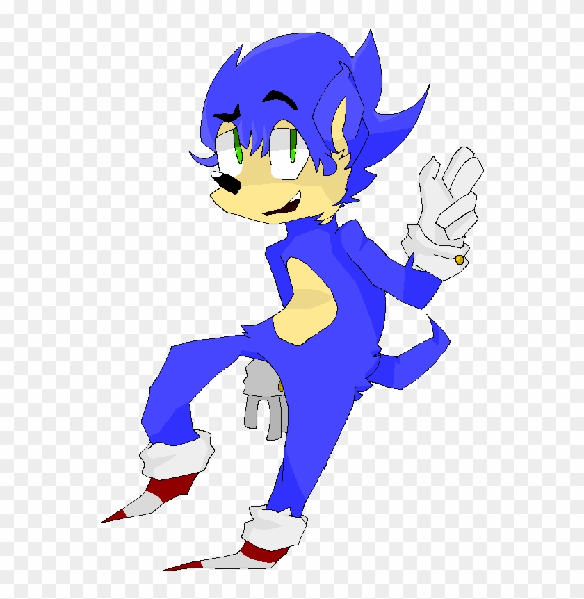 A Bad Drawing Of Sonic By Bluebellblur - Bad Drawing Of Sonic #963738