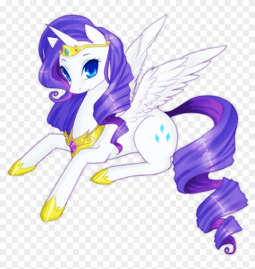 28 Collection Of Alicorn Drawing Cute - My Little Pony Alicorn Rarity #963773