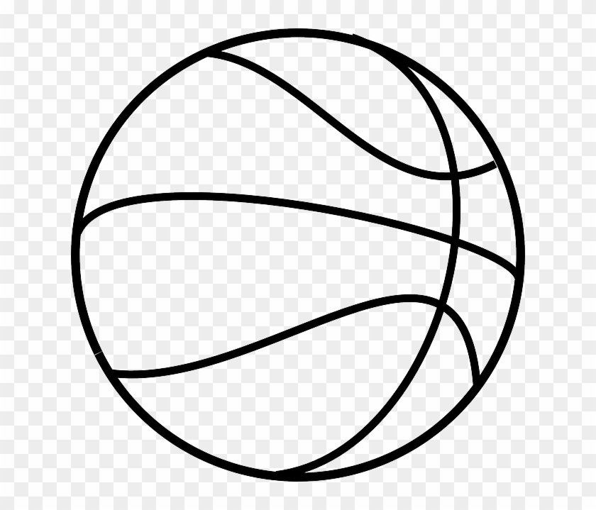 Basketball Graphic - Basketball Clip Art Black And White #964076