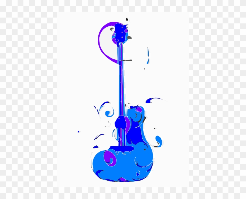 Blue Guitar Png, Svg Clip Art For Web - Blue Guitar Clipart Png #964178