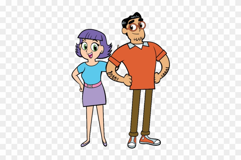 Pin Mom Clipart Png - Mom And Dad Cartoon #964353