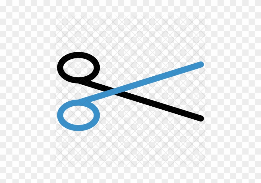 Scissor Icon - Circle #964368