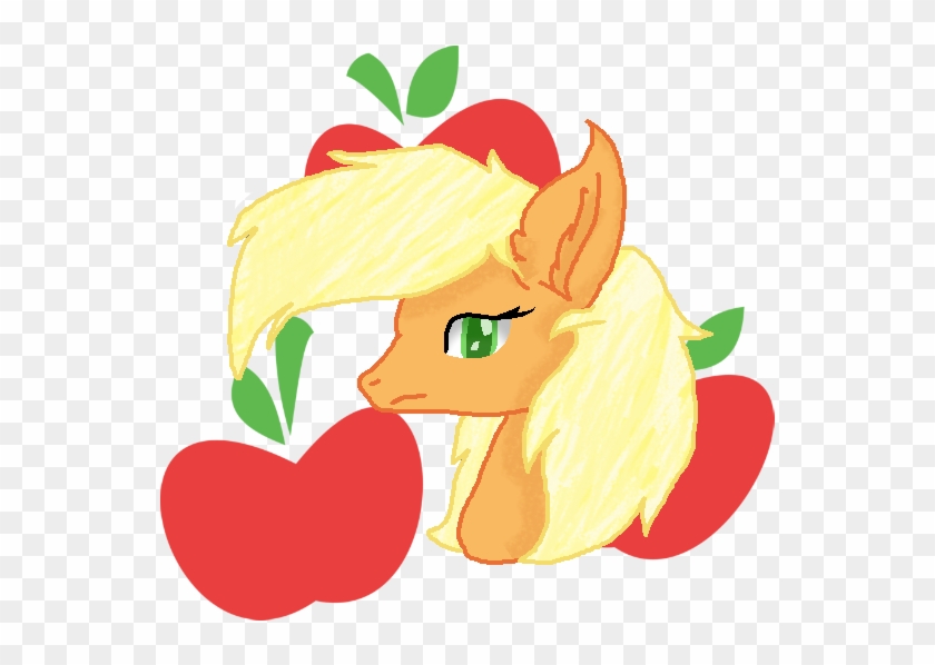 Applejack By Sunset Watermelon - Cartoon #964742