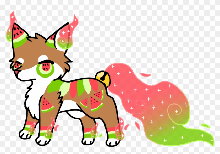 Watermelon Fox Adopt Closed By Cutebudgies - Digital Art #964752