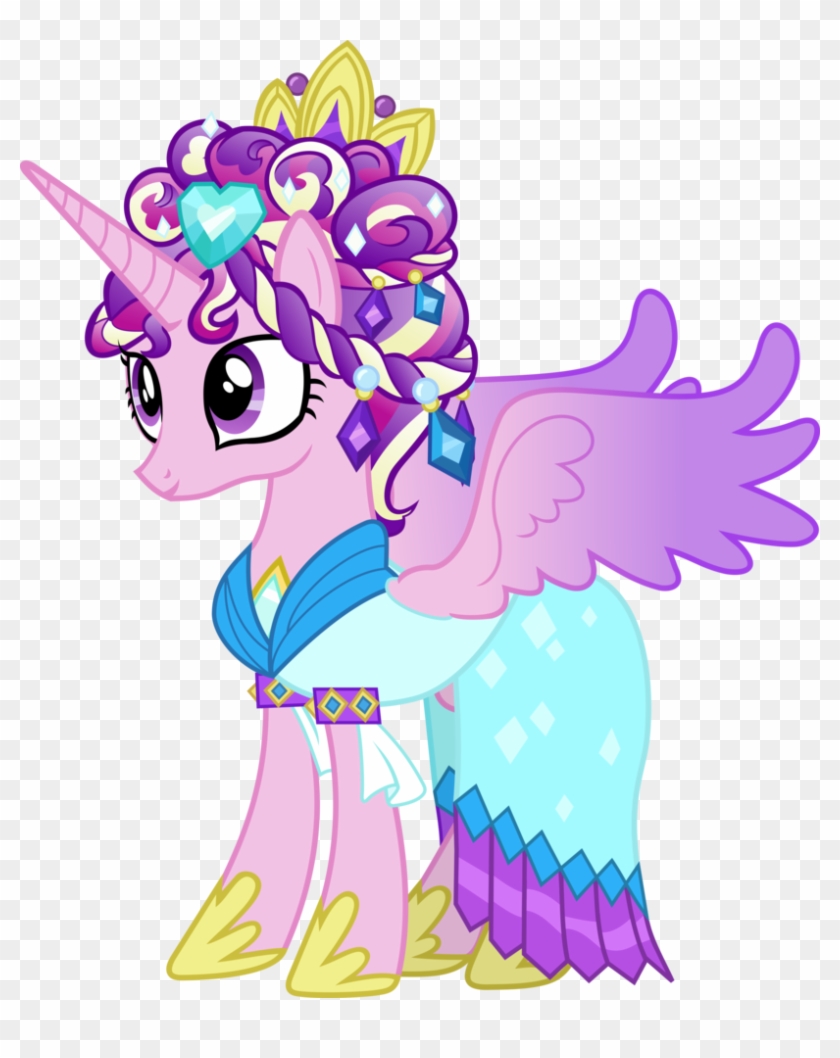 Cadance Royal Crystal Mane By Rolin11 - My Little Pony Cadance Dress #964763