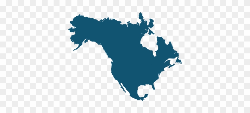 North America Map Png Clipart - Us Vet Schools Map #964764