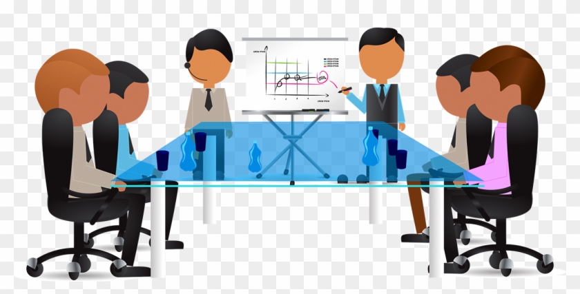 Cartoon Illustration - Conference Meeting - Meeting Cartoon Png - Free  Transparent PNG Clipart Images Download
