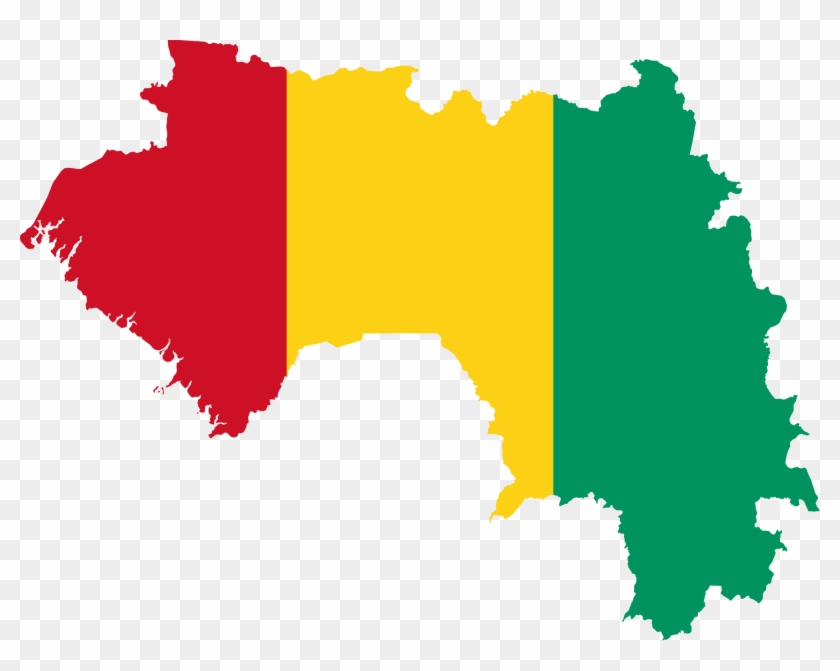 Flags Of The World Clipart - Carte De La Guinée Conakry #964781