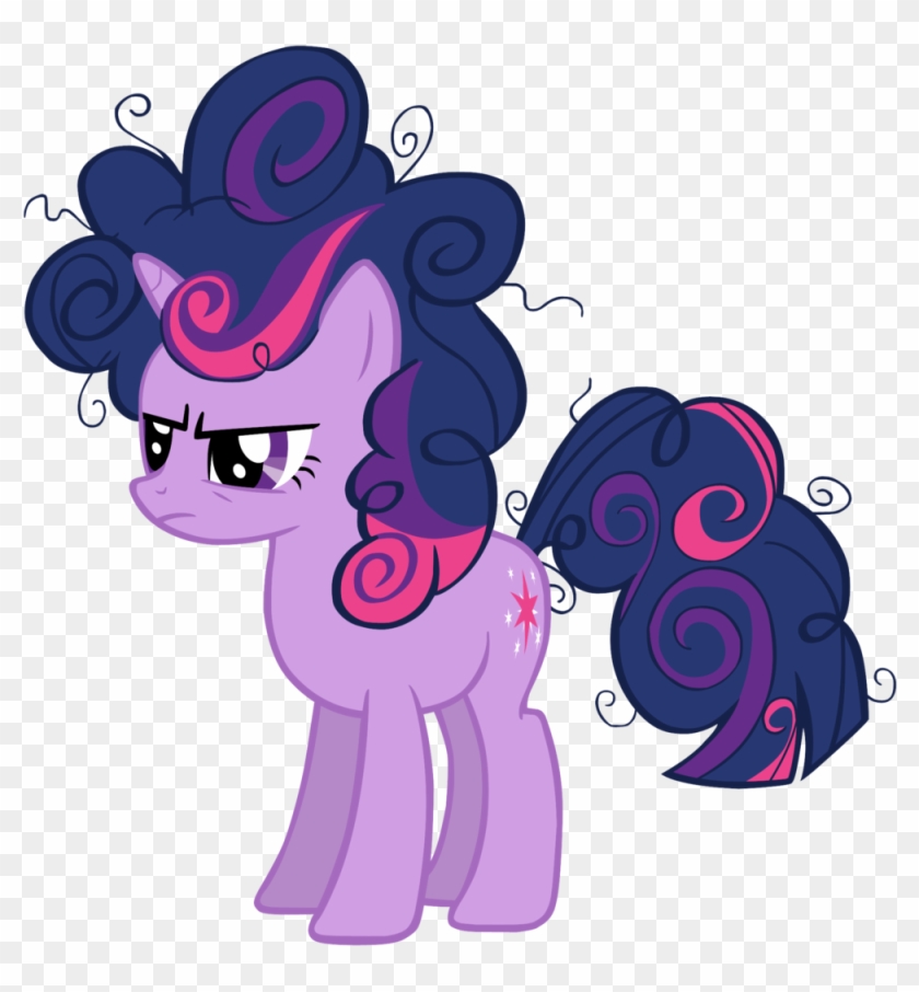 Twilight With Puffy Mane By Cloudyglow Twilight With - Twilight Sparkle Bad Hair #964783