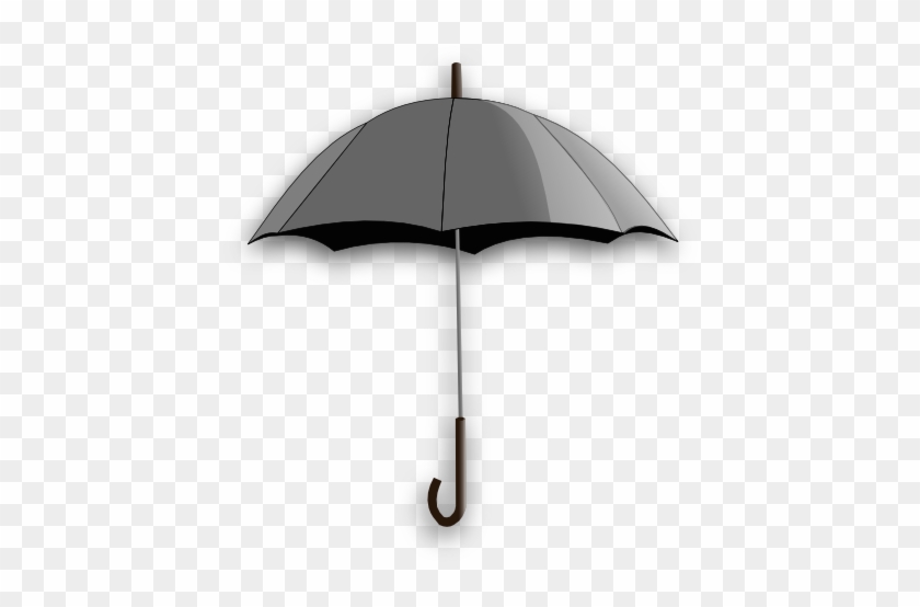 Black Umbrella Clip Art At Clker - Umbrella Transparent #964866