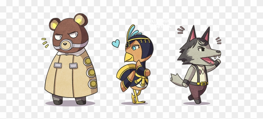 What A Unique-looking Bunch Of Villagers By A - Skullgirls Animal Crossing #964867