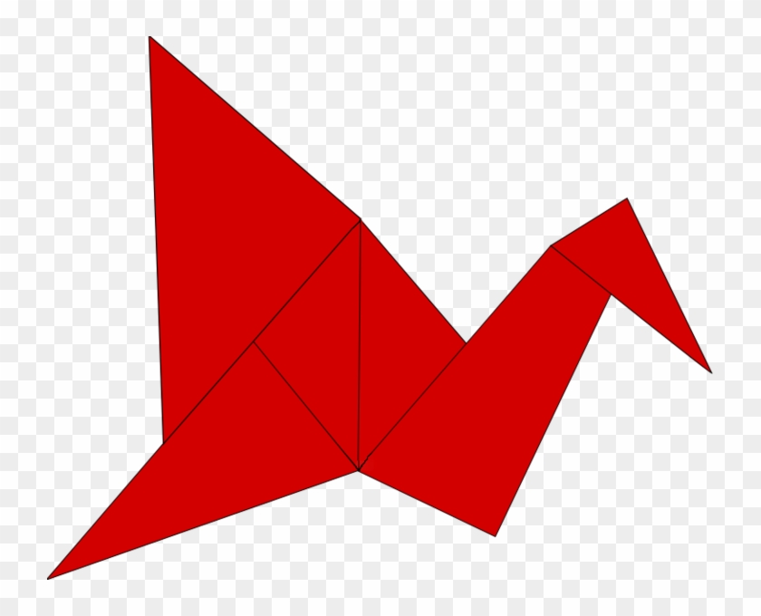 Click Here For Directions On Making Your Own Crane - Origami Bird Png #965056