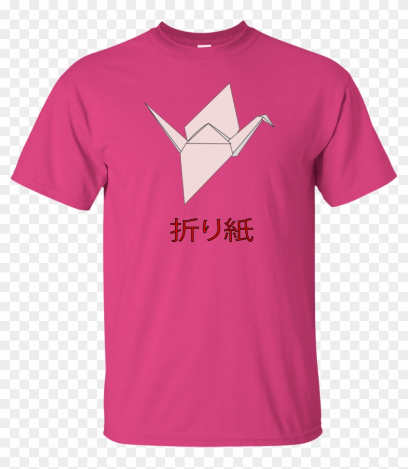 Origami Crane Japanese Calligraphy Youth T-shirt - T-shirt #965060