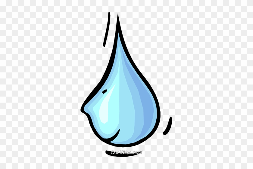 Water Drop With Face Royalty Free Vector Clip Art Illustration - Water Drop With Face Royalty Free Vector Clip Art Illustration #965092